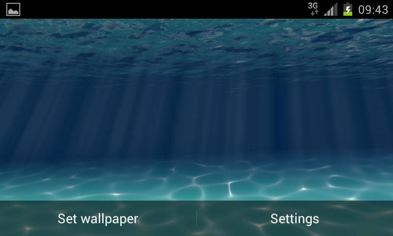 Скриншот Under the Sea Live Wallpaper на андроид