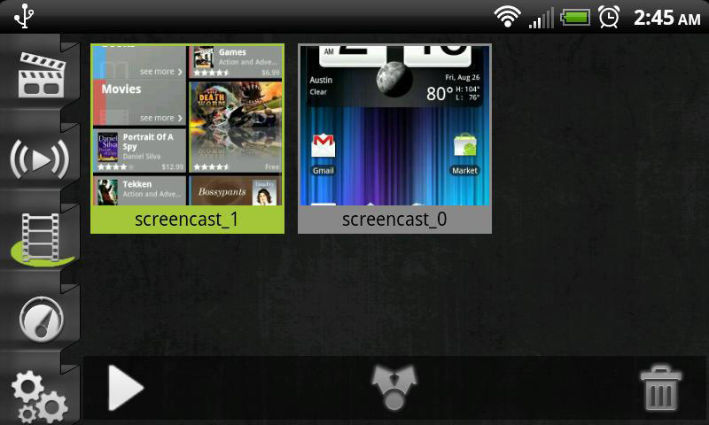 Скриншот Screencast Video Recorder на андроид