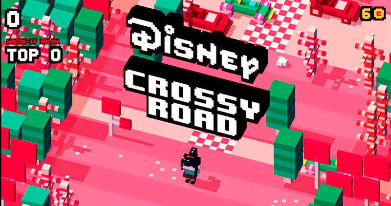 Скриншот Disney Crossy Road на андроид