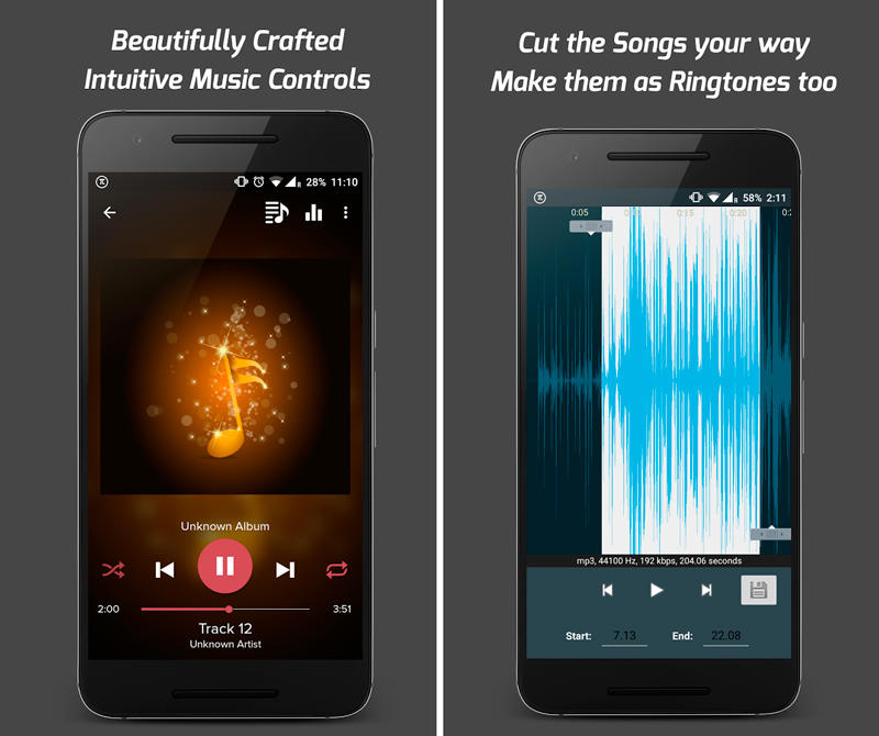 Скриншот Pi Music Player на андроид