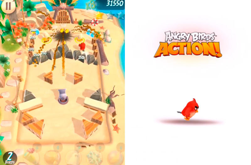 Скриншот Angry Birds Action! на андроид