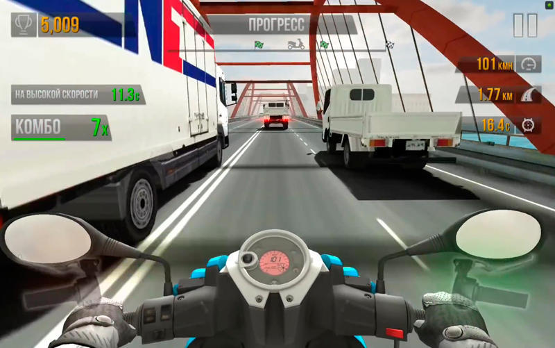 Скриншот Traffic Rider на андроид