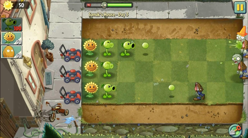 Скриншот Plants vs. Zombies 2 на андроид
