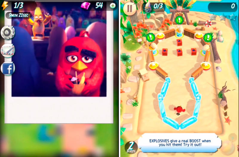 Скриншот Angry Birds Action! на андроид