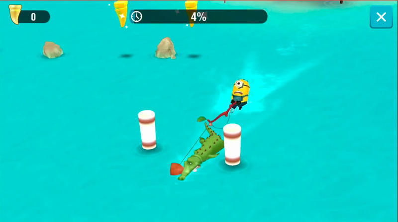 Скриншот Миньоны: райский уголок на андроид