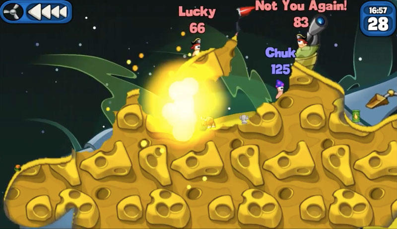 Скриншот Worms 2: Armageddon на андроид