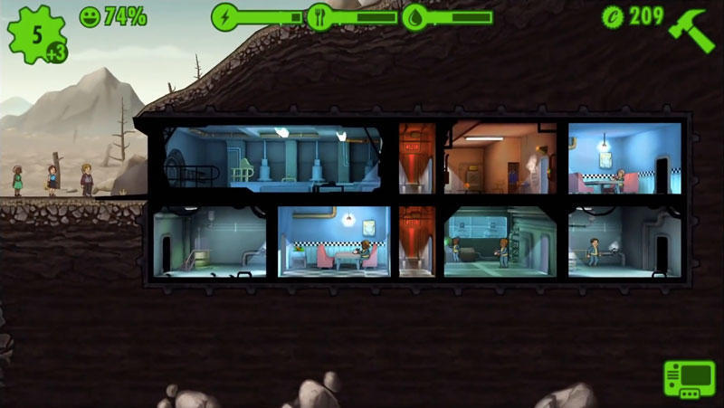 Скриншот Fallout Shelter на андроид