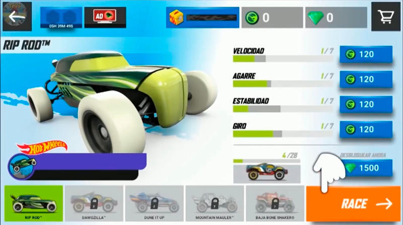 Скриншот Hot Wheels: Race Off на андроид