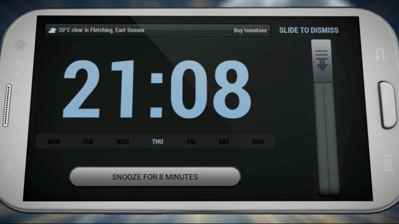 Скриншот Rise Up! Radio/Alarm Clock на андроид