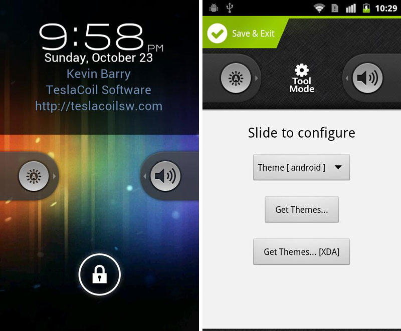 Скриншот Widgetlocker Lockscreen на андроид