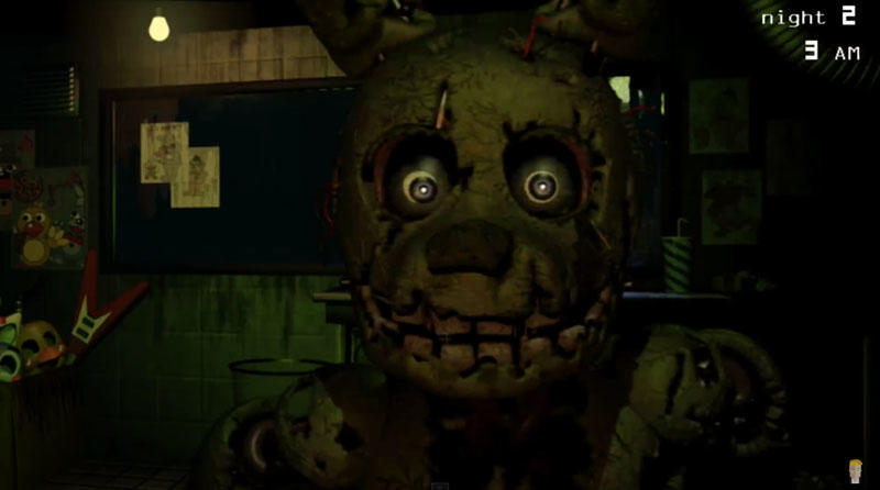Скриншот Five Nights at Freddy's 3 на андроид