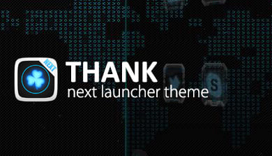 Thank Next Launcher Theme