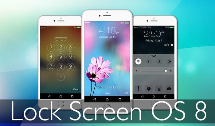 Lock Screen OS 8