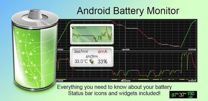 Battery Monitor Widget на андроид