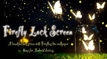 Fireflies lockscreen на андроид