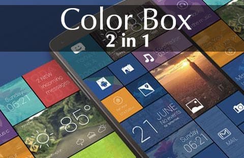 Color Box 2 In 1 Theme на андроид