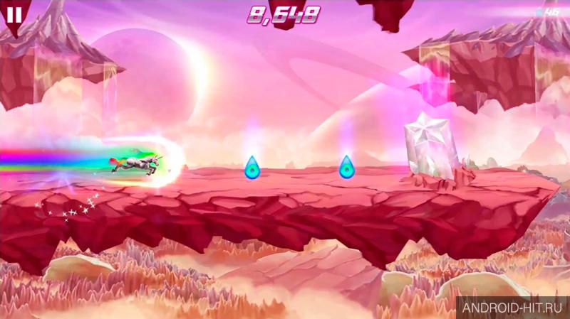 Скриншот Robot Unicorn Attack 2 на андроид