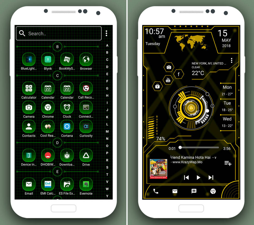 Скриншот Innovative Launcher на андроид