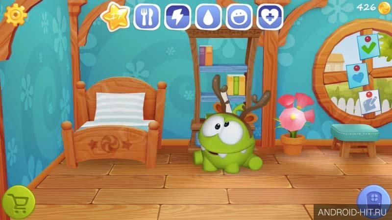 Скриншот My Om Nom на андроид Скриншот My Om Nom на андроид