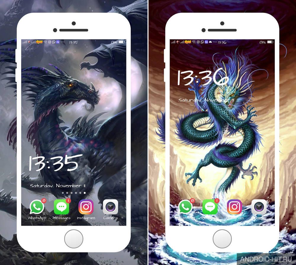 Скриншот Dragon Wallpaper на андроид