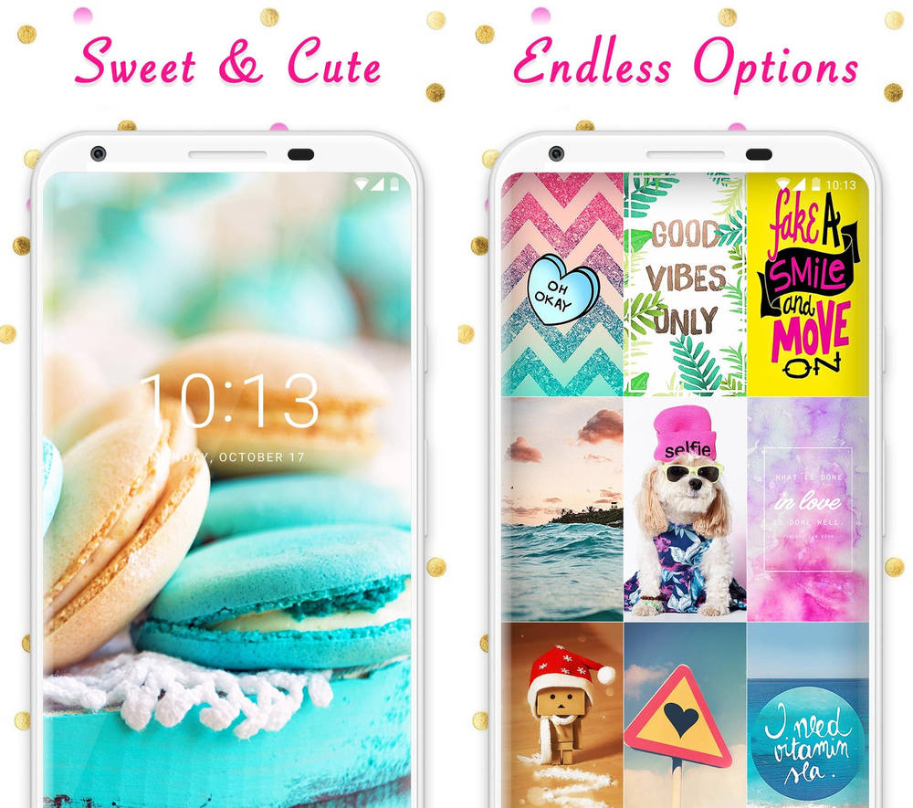 Скриншот Girly Wallpapers & Backgrounds на андроид