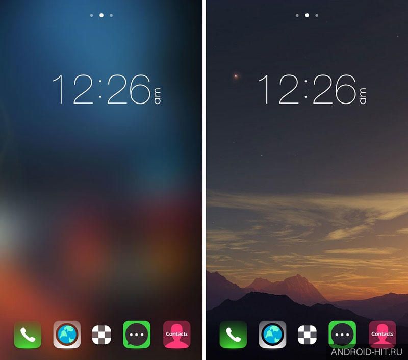 Скриншот Miracle GO Launcher Theme на андроид