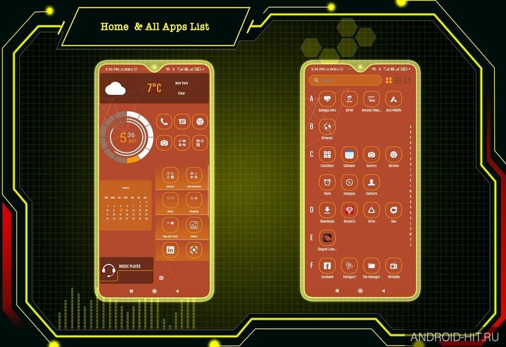Скриншот Elegant Launcher 2 на андроид Скриншот Elegant Launcher 2 на андроид