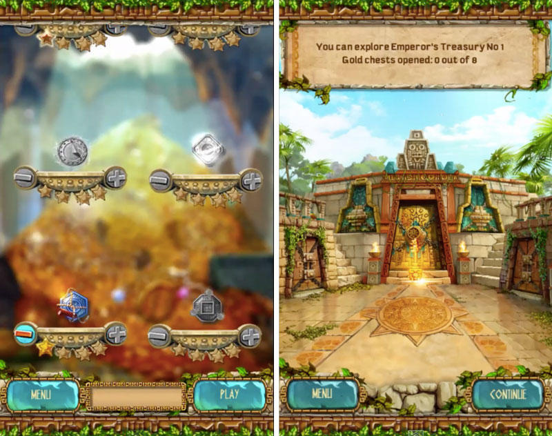 Скриншот Сокровища Монтесумы 3 на андроид
