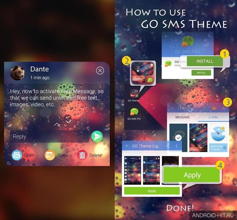Скриншот LIGHTING GO THEME SET на андроид