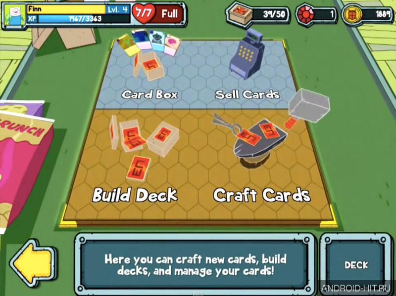 Скриншот Card Wars - Adventure Time на андроид