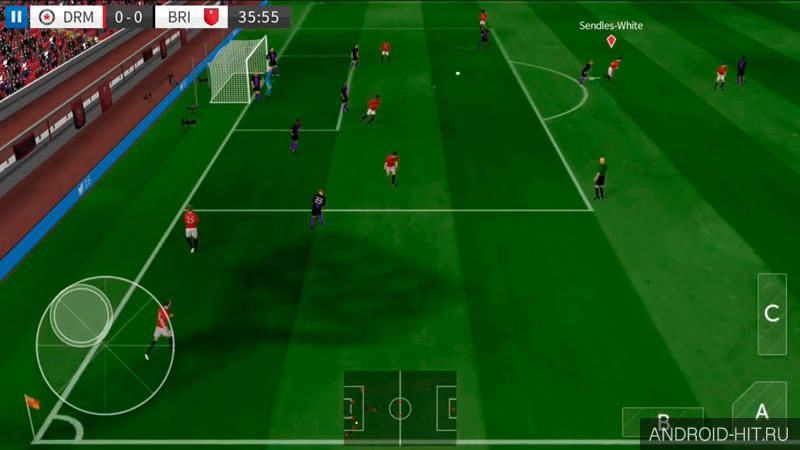 Скриншот Dream League Soccer 2018 на андроид