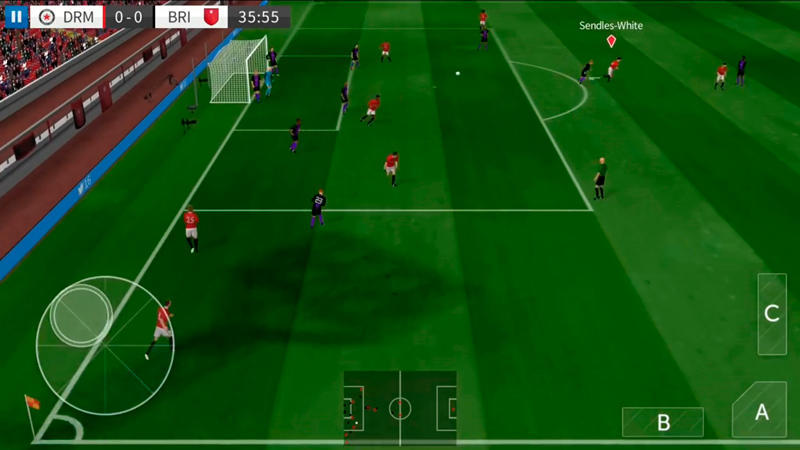 Скриншот Dream League Soccer 2018 на андроид