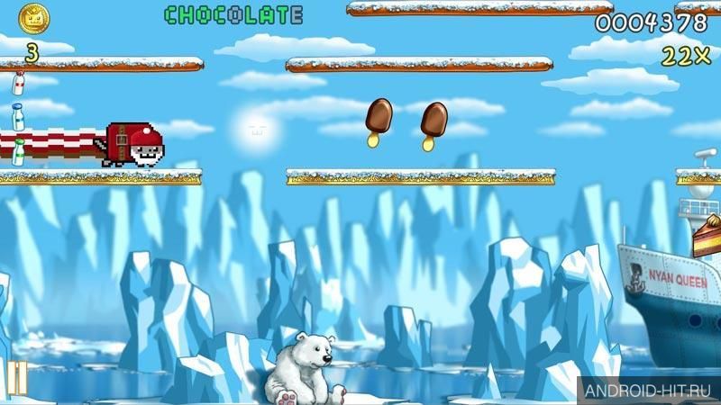 Скриншот Nyan Cat: Lost In Space на андроид Скриншот Nyan Cat: Lost In Space на андроид