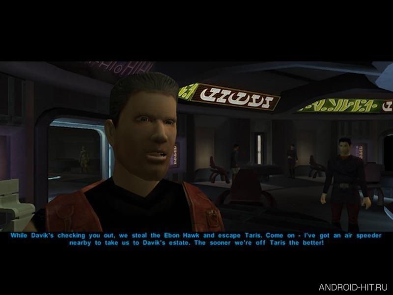 Скриншот Star Wars: KOTOR на андроид
