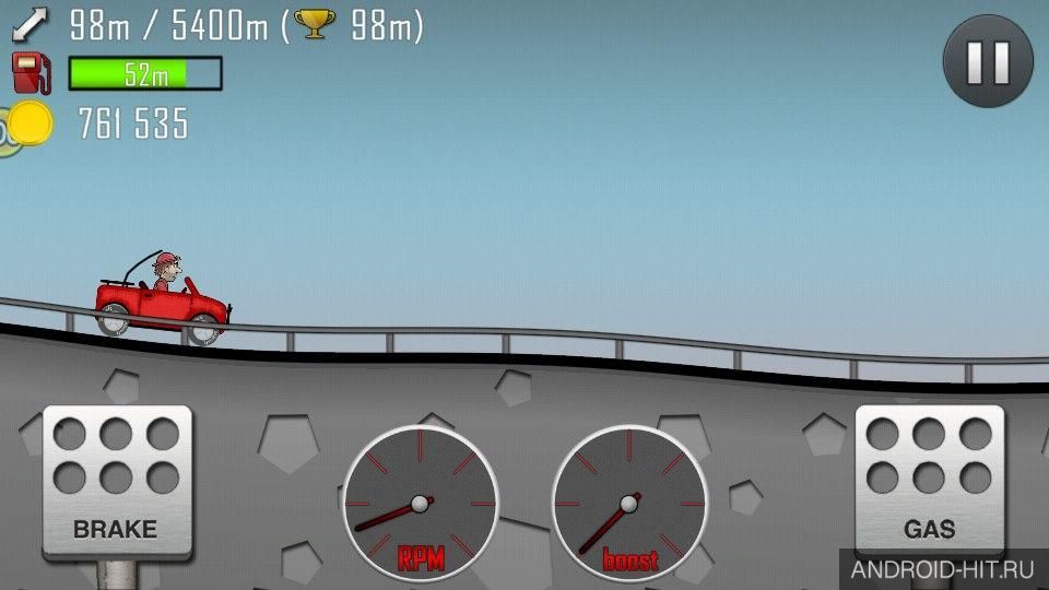 Скриншот Hill Climb Racing на андроид Скриншот Hill Climb Racing на андроид