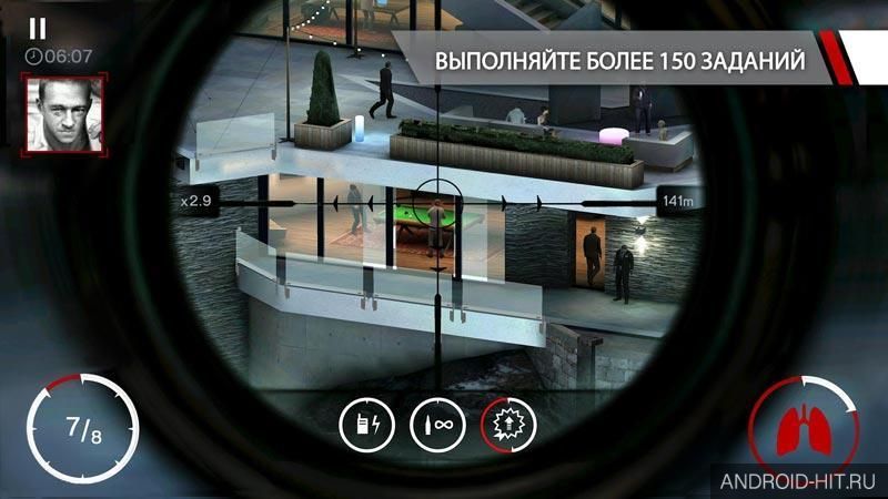 Скриншот Hitman: Sniper на андроид