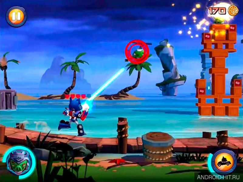 Скриншот Angry Birds Transformers на андроид