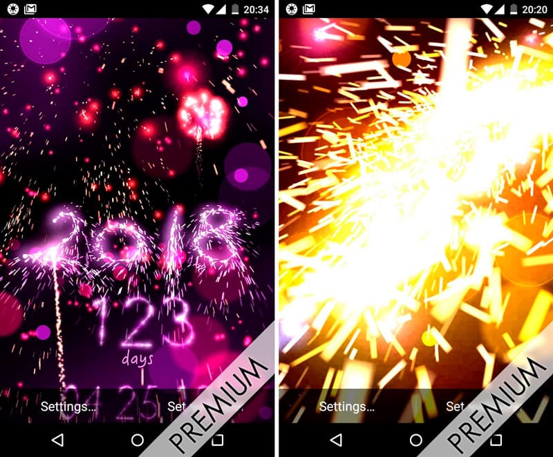 Скриншот Новый год Обратный отсчет на андроид
