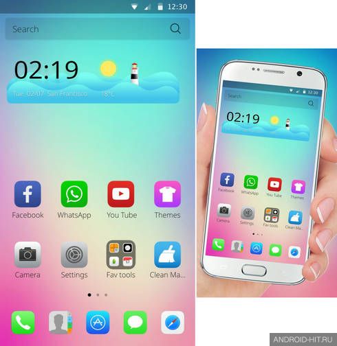 Скриншот OS 10 Theme на андроид
