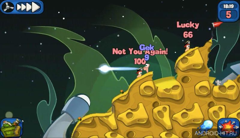 Скриншот Worms 2: Armageddon на андроид Скриншот Worms 2: Armageddon на андроид