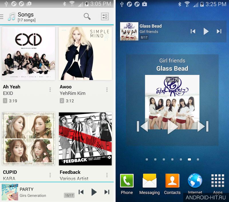 Скриншот jetAudio Music Player на андроид