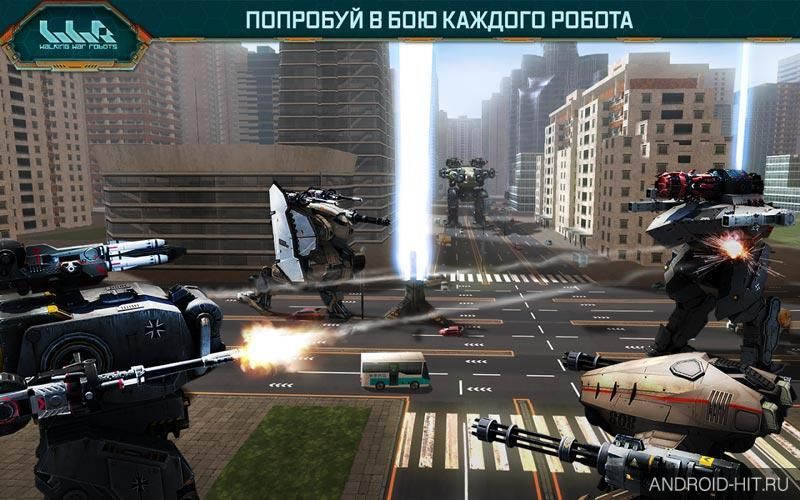 Скриншот Walking War Robots на андроид