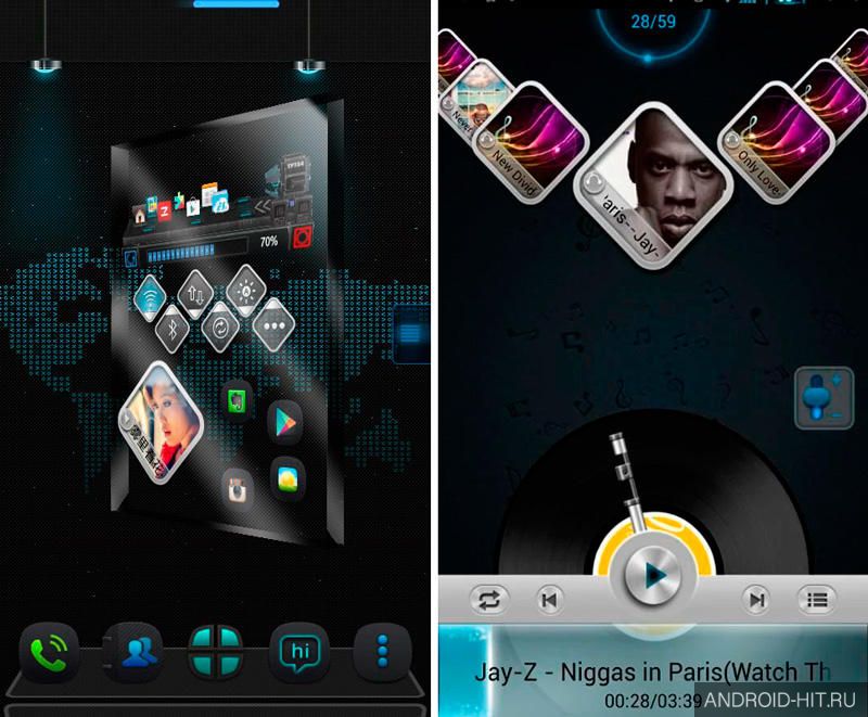 Скриншот Next Music Widget на андроид