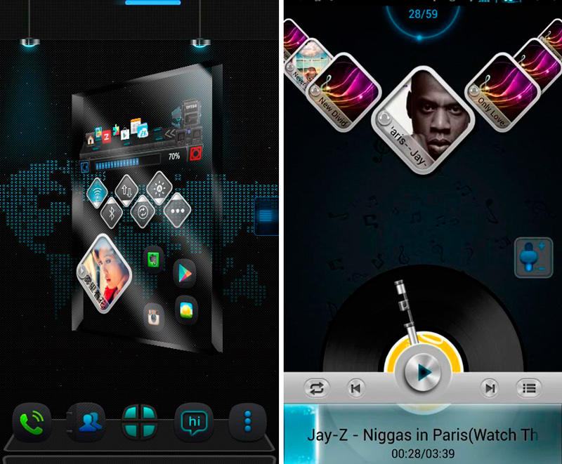 Скриншот Next Music Widget на андроид