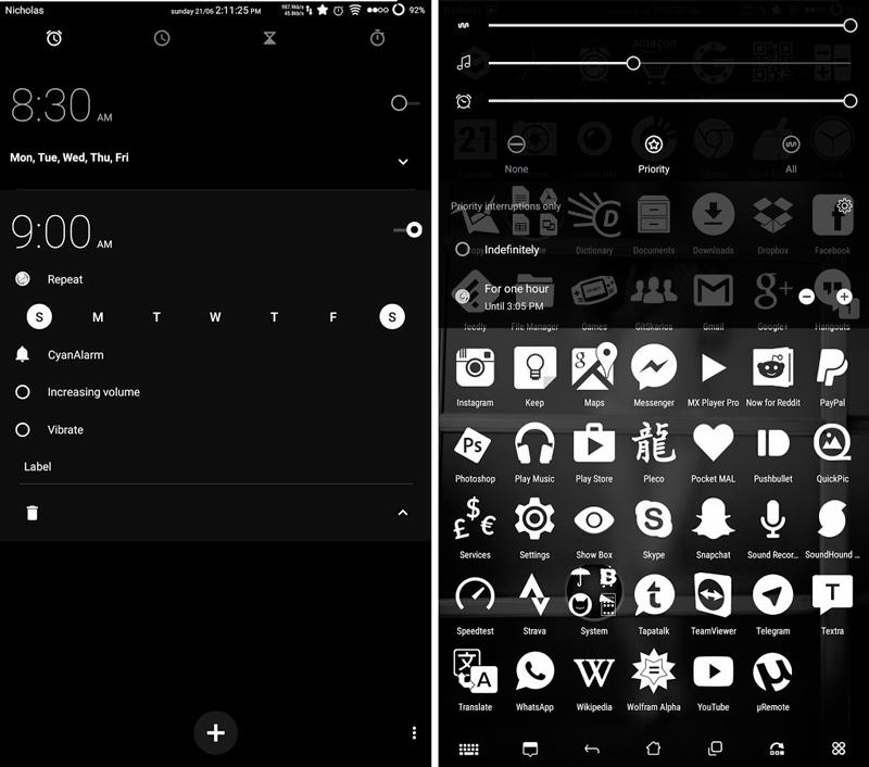 Скриншот dark material // blacked out на андроид