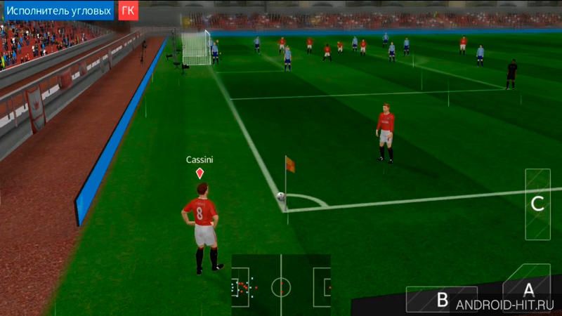 Скриншот Dream League Soccer 2018 на андроид