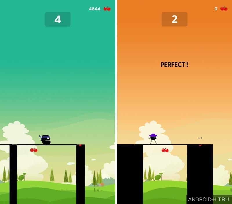 Скриншот Stick Hero на андроид Скриншот Stick Hero на андроид