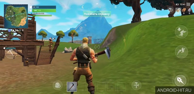 Скриншот Fortnite на андроид