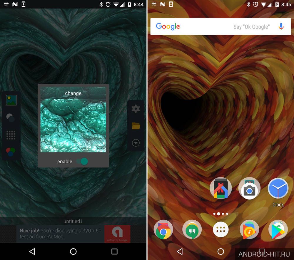 Скриншот Tunnel Live Wallpaper Creator на андроид