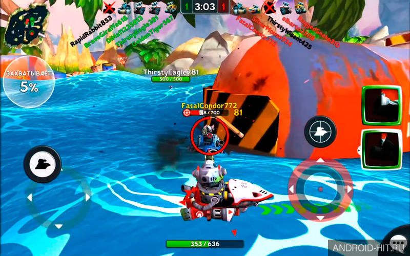Скриншот Battle Bay на андроид Скриншот Battle Bay на андроид
